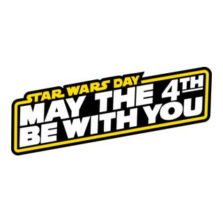 Star Wars Day Logo PNG Vector