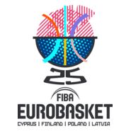 FIBA EuroBasket 2025 Vertical Logo PNG Vector