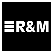 R&M - Reichle & De-Massari AG White Logo PNG Vector