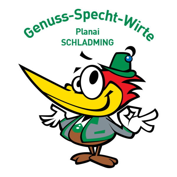 Genuss Specht Wirte Planai Schladming Logo PNG Vector