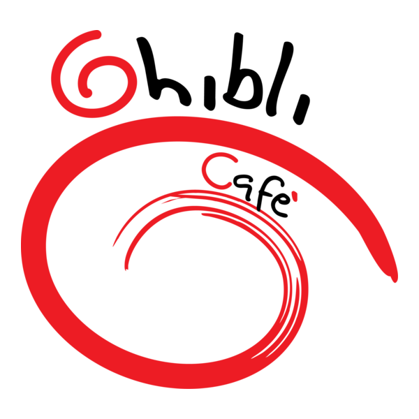 GHIBLI cafè Logo PNG Vector