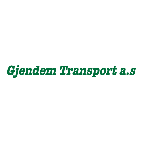 Gjendem Transport AS Logo PNG Vector