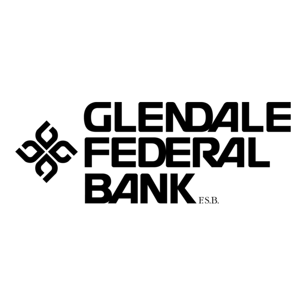 Glendale Federal Bank Logo PNG Vector