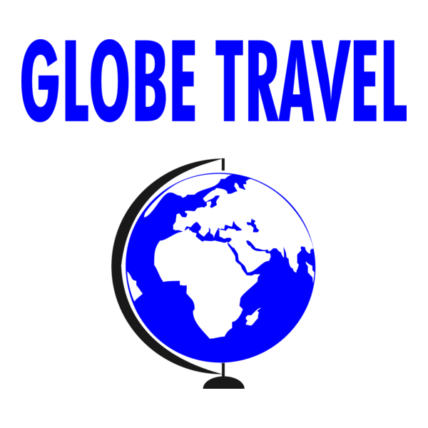 Globe Travel Logo PNG Vector
