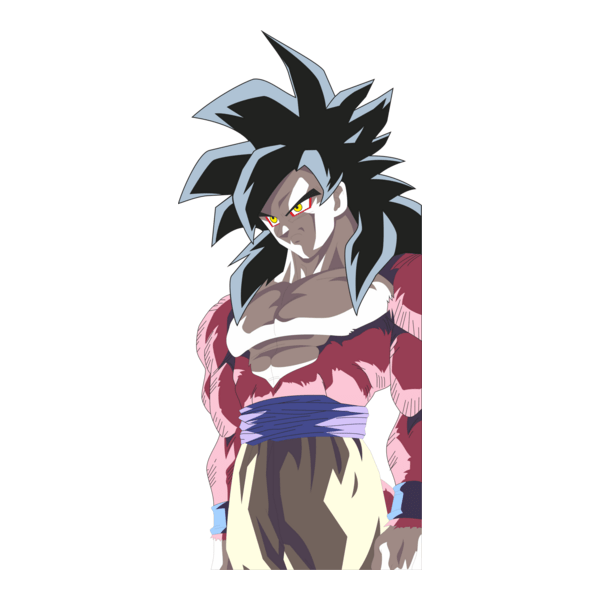 Goku SS4 Logo PNG Vector