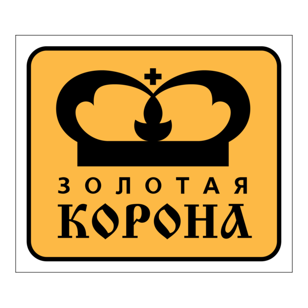 Gold Crown Logo PNG Vector