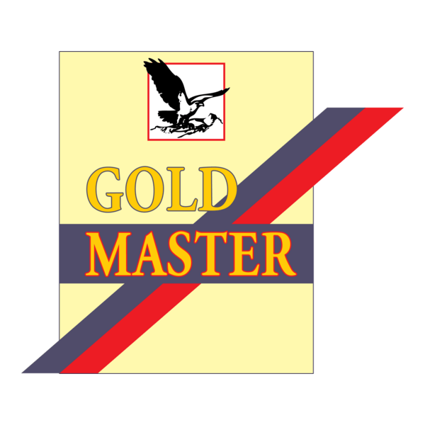Gold Master Logo PNG Vector