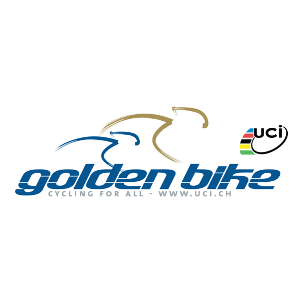 Golden Bike Logo PNG Vector