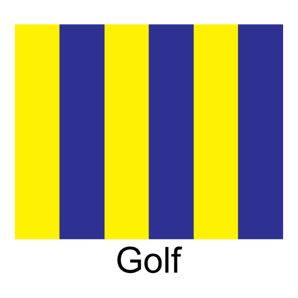 Golf Flag Logo PNG Vector