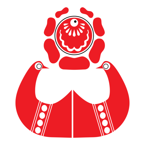 Gorodets Painting Logo PNG Vector