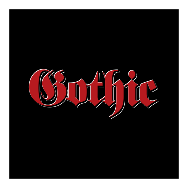 Gothic Logo PNG Vector