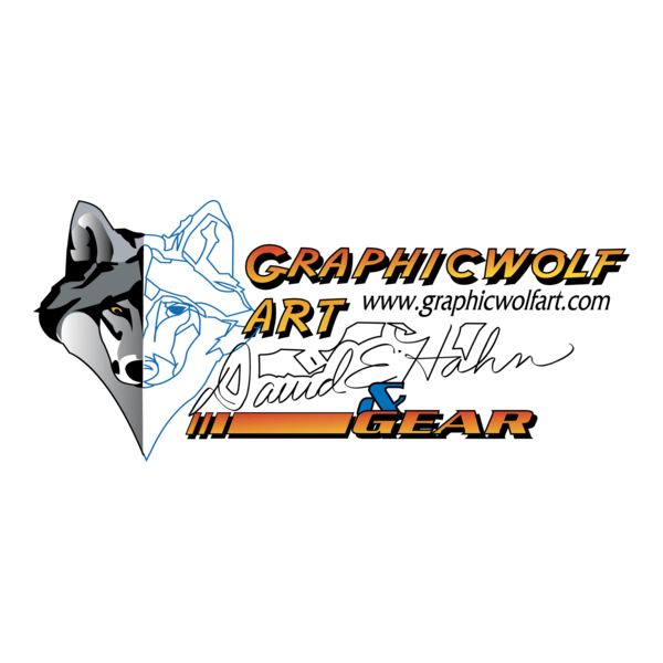 Graphicwolf Art & Gear Logo PNG Vector