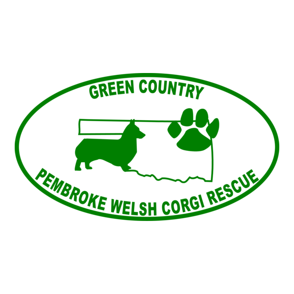 Green Country Corgi Rescue Logo PNG Vector