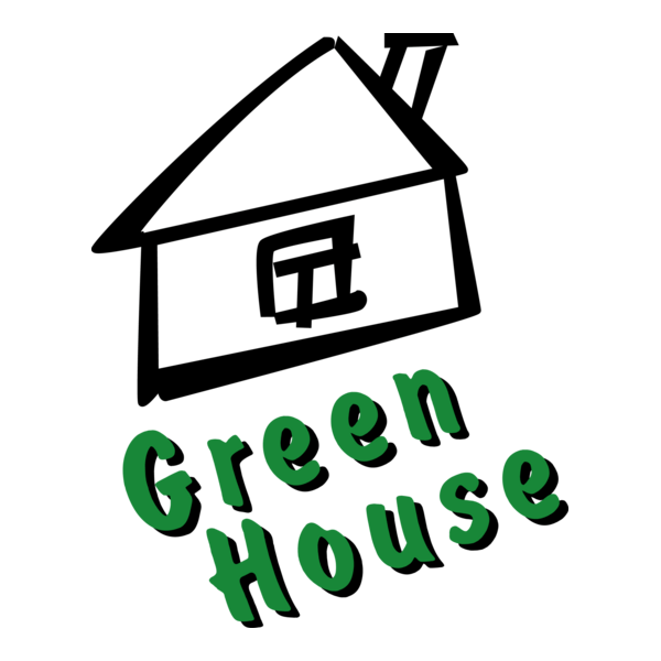 Green House Logo PNG Vector