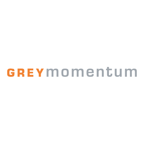 Grey Momentum Logo PNG Vector