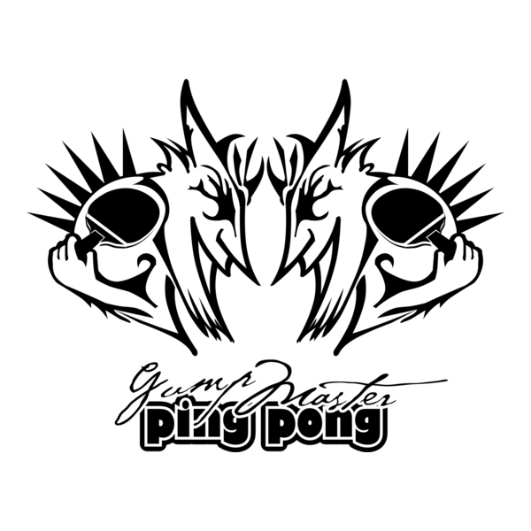 Gump Master Ping Pong Logo PNG Vector