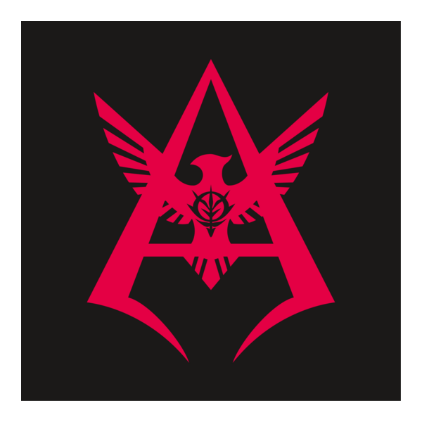 Gundam -Char Aznable Insignia- Logo PNG Vector