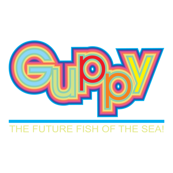 Guppy Wear Logo PNG Vector