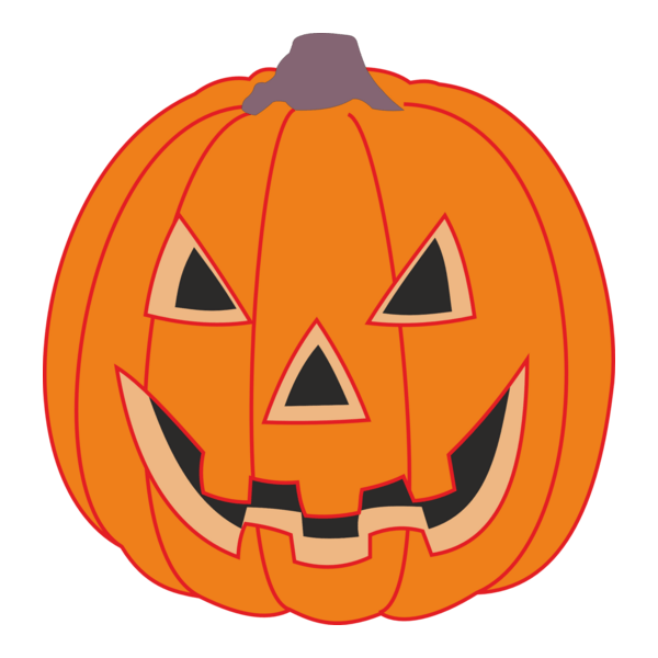 Haloween Pumpkin Logo PNG Vector