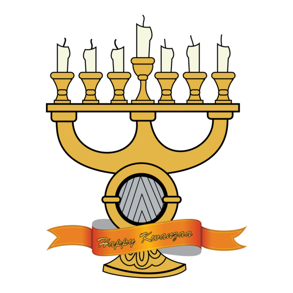 Happy Kwanzaa Logo PNG Vector