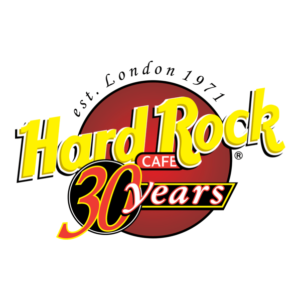 Hard Rock 30 Years Logo PNG Vector