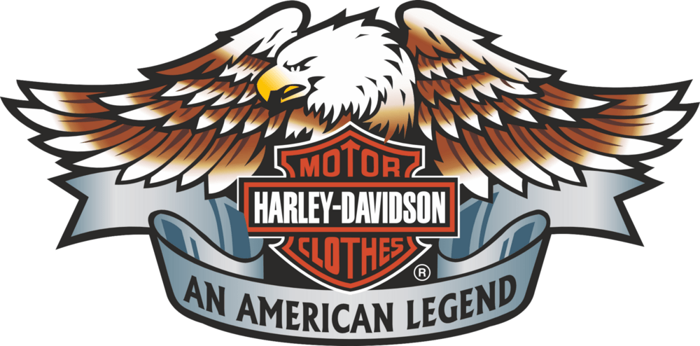 Harley Davidson Motor Clothes Logo PNG Vector