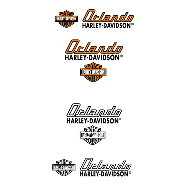 HARLEY -ORLANDO Logo PNG Vector
