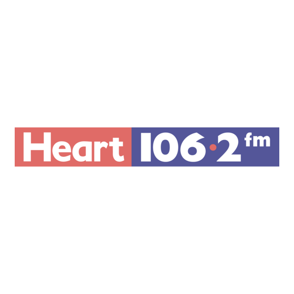 Heart 106 2 fm logo png vector eps free download