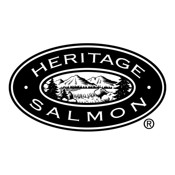 Heritage Salmon Logo PNG Vector