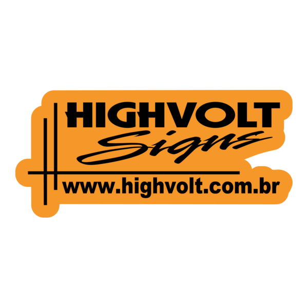HighVolt Signs Logo PNG Vector