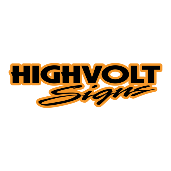 HighVolt Signs Logo PNG Vector