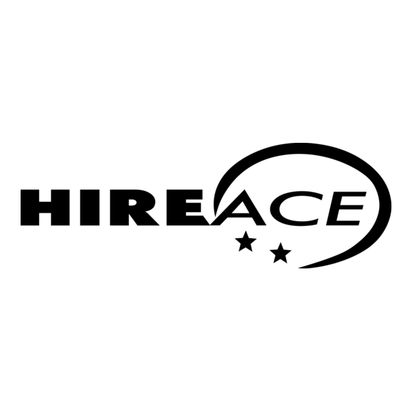 Hireace BLACK Logo PNG Vector