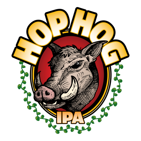 Hop Hog IPA Logo PNG Vector