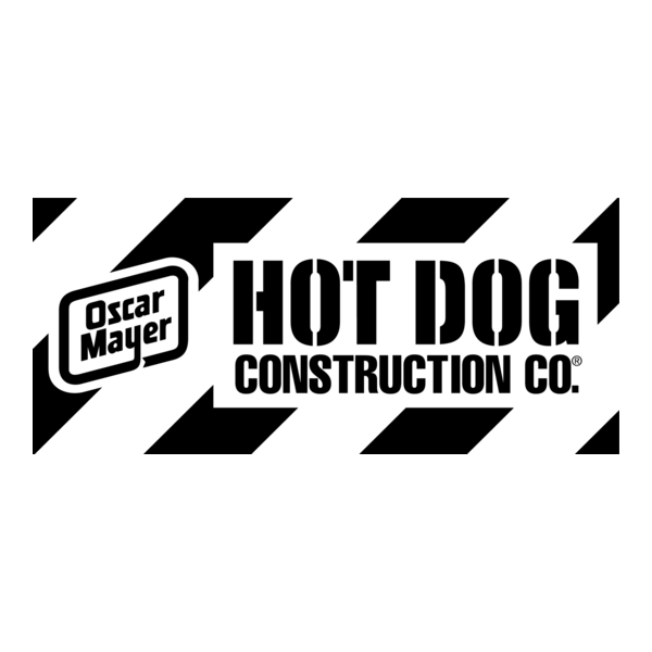 Hot Dog Construction Logo PNG Vector