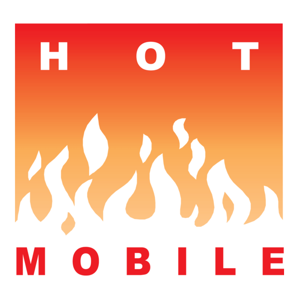 Hot Mobile Logo PNG Vector