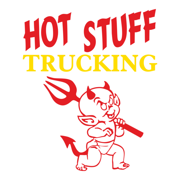 Hot Stuff Trucking Logo PNG Vector