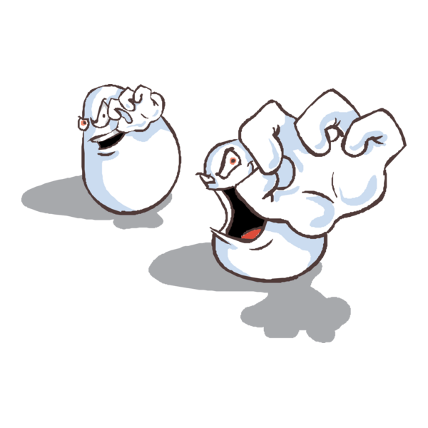 Huevo Cartoon Logo PNG Vector