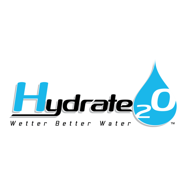 Hydrate2o wetter better water Logo PNG Vector
