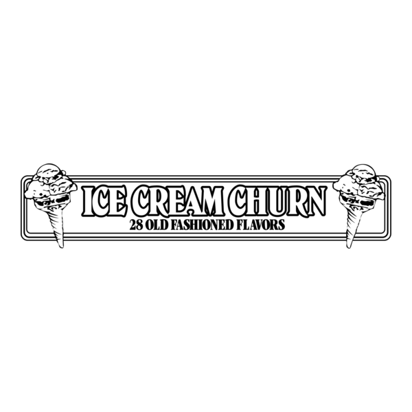 Ice Cream Churn Logo PNG Vector