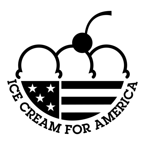 Ice Cream For America Logo PNG Vector