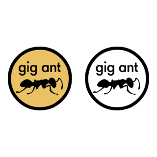 Gig Ant Promotion Logo PNG Vector