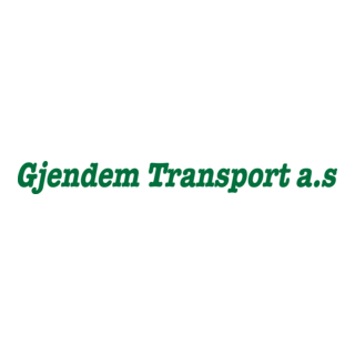 Gjendem Transport AS Logo PNG Vector