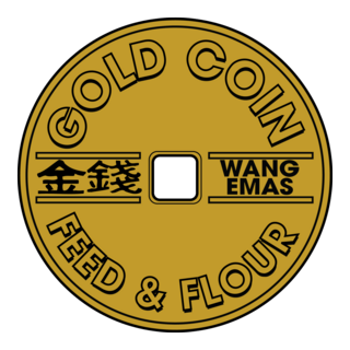 Gold Coin Logo PNG Vector