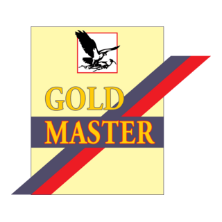 Gold Master Logo PNG Vector