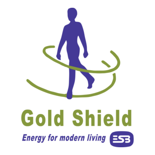 Gold Shield Logo PNG Vector