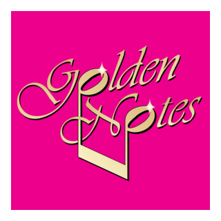 Golden Notes Logo PNG Vector