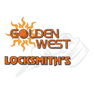 Golden west locksmiths Logo PNG Vector