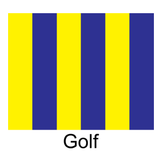 Golf Flag Logo PNG Vector