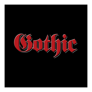 Gothic Logo PNG Vector