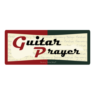 Guitar Prayer Logo PNG Vector